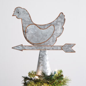 Hen Weathervane Tree Topper by CTW Home Collection