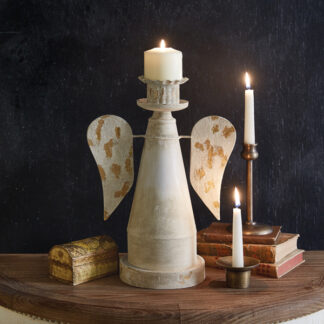Angel Pillar Candle Holder by CTW Home Collection