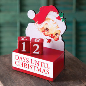 Vintage Santa Christmas Countdown Blocks by CTW Home Collection