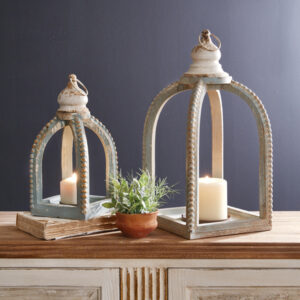Set of Two St Tropez Lanterns by CTW Home Collection
