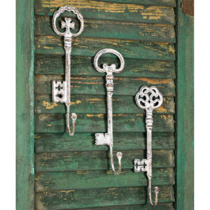 Set of Three Oversize Key Hooks by CTW Home Collection