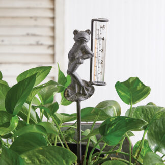 Frog Rain Gauge Garden Pick by CTW Home Collection