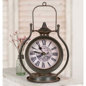 Retro Tabletop Clock by CTW Home Collection
