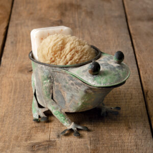 Rusty Frog Planter by CTW Home Collection