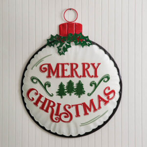 Metal Christmas Ornament Wall Decor by CTW Home Collection