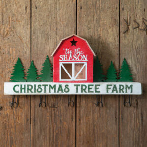Christmas Tree Farm Wall Rack by CTW Home Collection