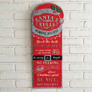 Santa Rules Wall Sign by CTW Home Collection