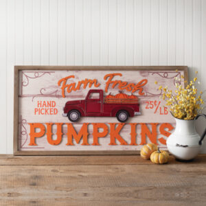 Farm Fresh Pumpkins Wall Sign by CTW Home Collection