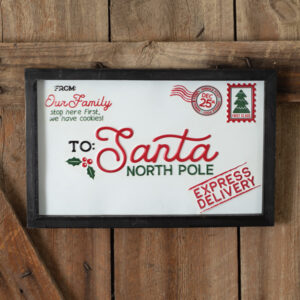 Mail To Santa Wall Sign by CTW Home Collection