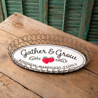 Gather & Grow Strawberry Tray by CTW Home Collection
