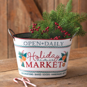 Holiday Market Bucket by CTW Home Collection