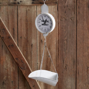 Farmers Market Produce Scale Clock by CTW Home Collection