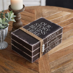 Our Story Decorative Book Stack by CTW Home Collection