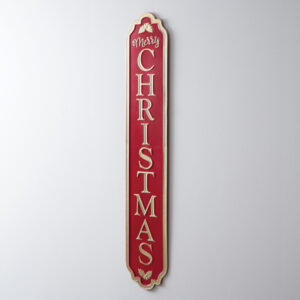 Vertical Merry Christmas Sign by CTW Home Collection
