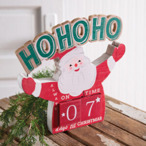 Santa Christmas Countdown Blocks by CTW Home Collection