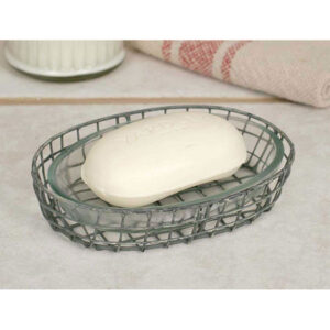 Oval Soap Dish with Glass Liner by CTW Home Collection