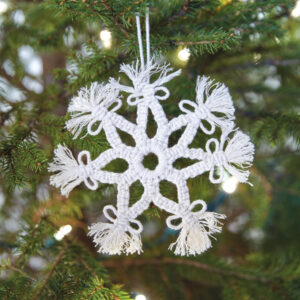 Macrame Snowflake Ornament - Box of 4 by CTW Home Collection
