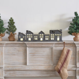 Village Christmas Luminary by CTW Home Collection