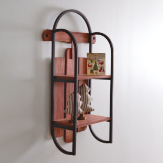 Wood and Iron Sled Shelf by CTW Home Collection
