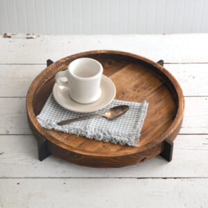 Modern Rustic Wood Tray by CTW Home Collection