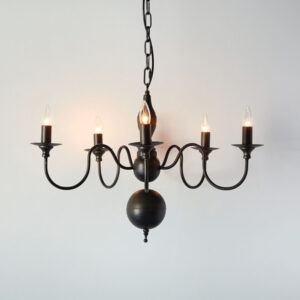 Five Arm Colonial Pendant by CTW Home Collection