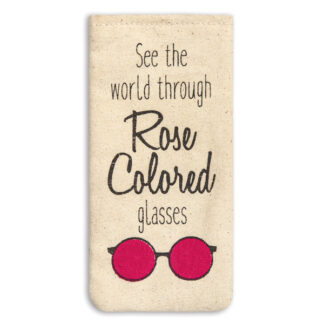 Rose Colored Eyeglass Case by CTW Home Collection