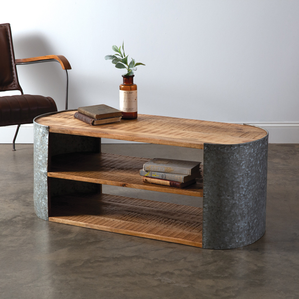 Rounded Corner Coffee Table by CTW Home Collection