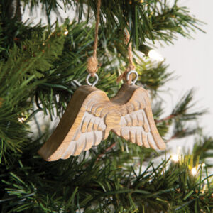 Wood Angel Wing Ornament by CTW Home Collection