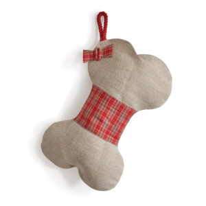 Dog Bone Christmas Stocking by CTW Home Collection