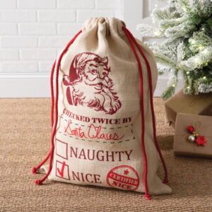 Santa's List Toy Sack by CTW Home Collection