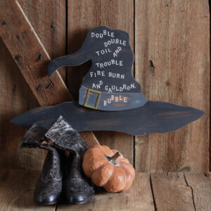 Toil and Trouble Witch Hat Sign by CTW Home Collection