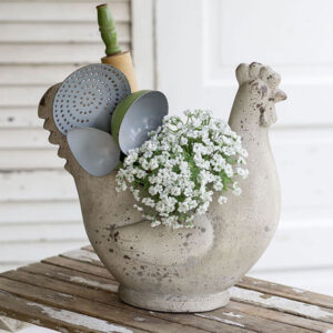 Large Hen Planter by CTW Home Collection