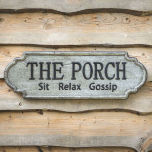 The Porch Metal Sign by CTW Home Collection