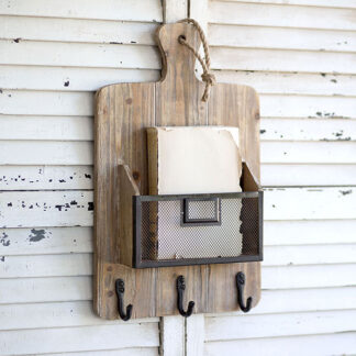 Cutting Board Basket with Hooks by CTW Home Collection