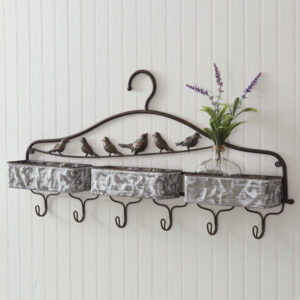 Birds On A Line Six Hook Wall Rack by CTW Home Collection