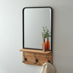 SoHo Industrial Wall Mirror by CTW Home Collection