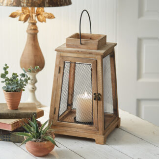 Sandalwood Mesh Lantern by CTW Home Collection