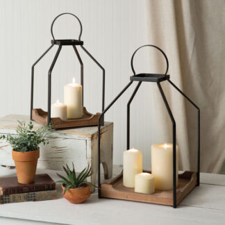 Set of Two Everett Lanterns by CTW Home Collection
