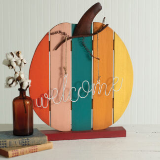 Autumn Pumpkin Welcome Sign by CTW Home Collection