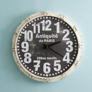 Antiquite De Paris Wall Clock by CTW Home Collection
