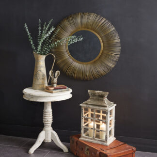 Golden Sunburst Mirror by CTW Home Collection