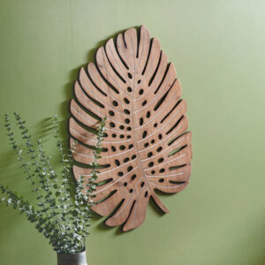 Monstera Leaf Wood Wall Decor by CTW Home Collection