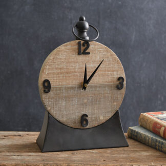 Modern Farmhouse Tabletop Clock by CTW Home Collection