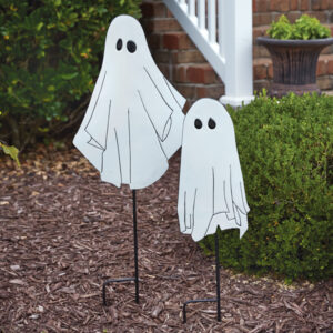 Set of Two Ghost Garden Stakes by CTW Home Collection