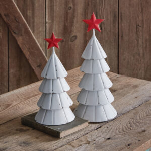 Set of Two Farmstead Christmas Trees by CTW Home Collection
