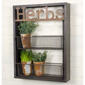 Herbs Wall Shelf by CTW Home Collection