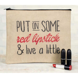 Red Lipstick Travel Bag by CTW Home Collection