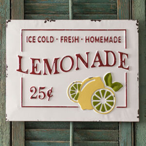 Lemonade Metal Sign by CTW Home Collection
