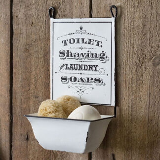 Hanging Farmhouse Soap Dish by CTW Home Collection