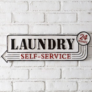 Laundry Metal Sign by CTW Home Collection